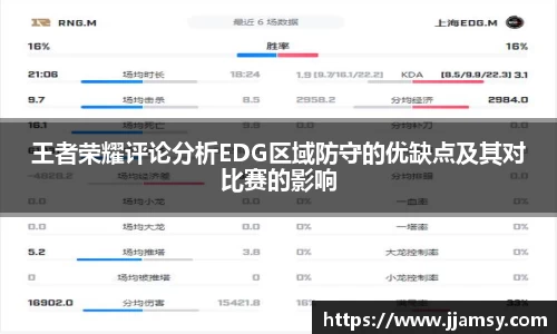 王者荣耀评论分析EDG区域防守的优缺点及其对比赛的影响